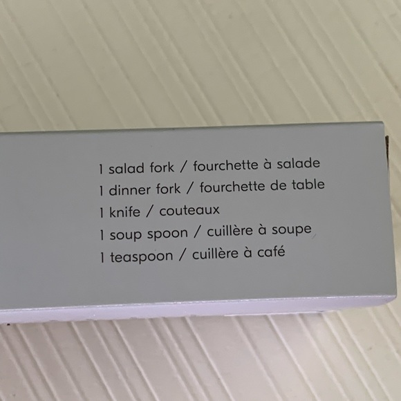 West elm Sidney sold stainless steel flatware 5- piece set - Picture 9 of 11